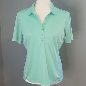IZOD Golf Women's Mint Green Golf Polo - Size M